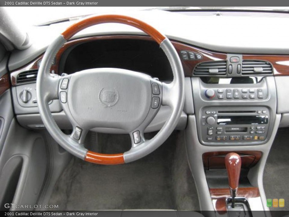 Dark Gray Interior Dashboard for the 2001 Cadillac DeVille DTS Sedan #48431508