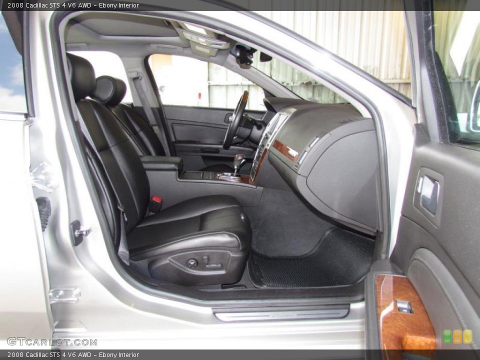 Ebony Interior Photo for the 2008 Cadillac STS 4 V6 AWD #48431718