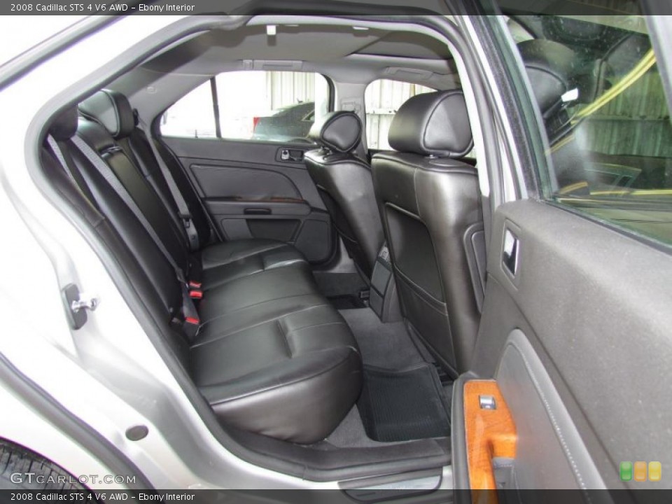 Ebony Interior Photo for the 2008 Cadillac STS 4 V6 AWD #48431733