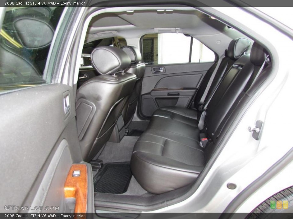 Ebony Interior Photo for the 2008 Cadillac STS 4 V6 AWD #48431748