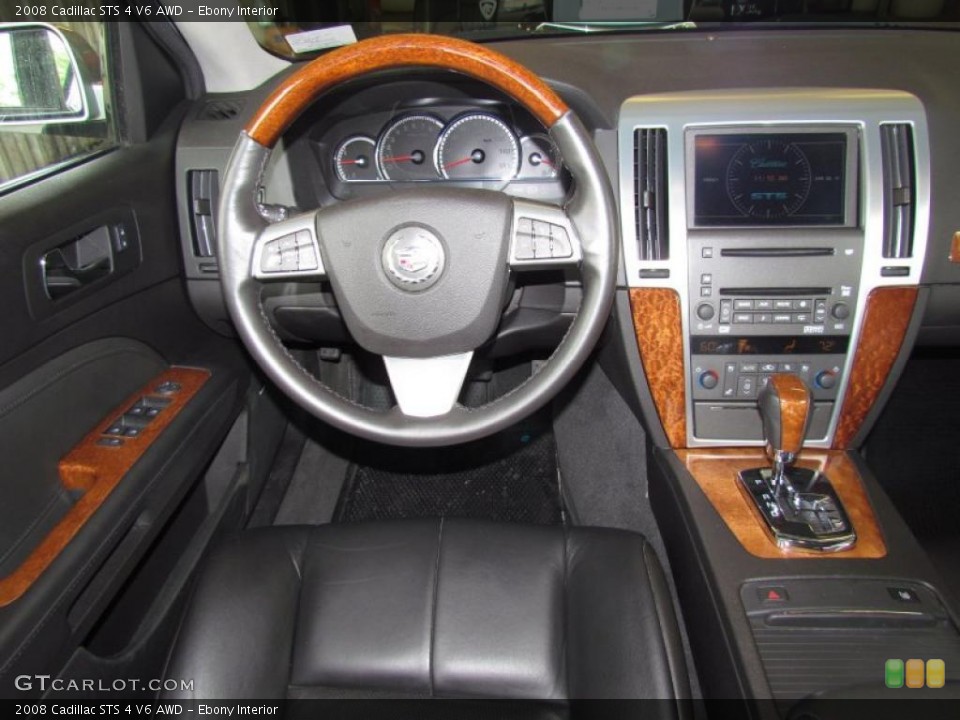 Ebony Interior Dashboard for the 2008 Cadillac STS 4 V6 AWD #48431793