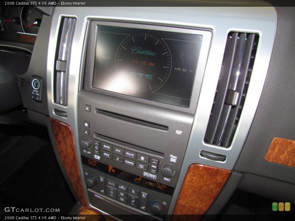Ebony Interior Controls for the 2008 Cadillac STS 4 V6 AWD #48431808