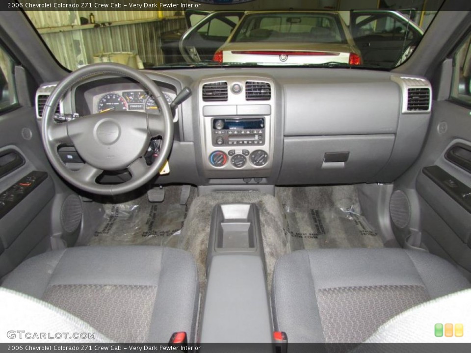 Very Dark Pewter Interior Dashboard for the 2006 Chevrolet Colorado Z71 Crew Cab #48432762