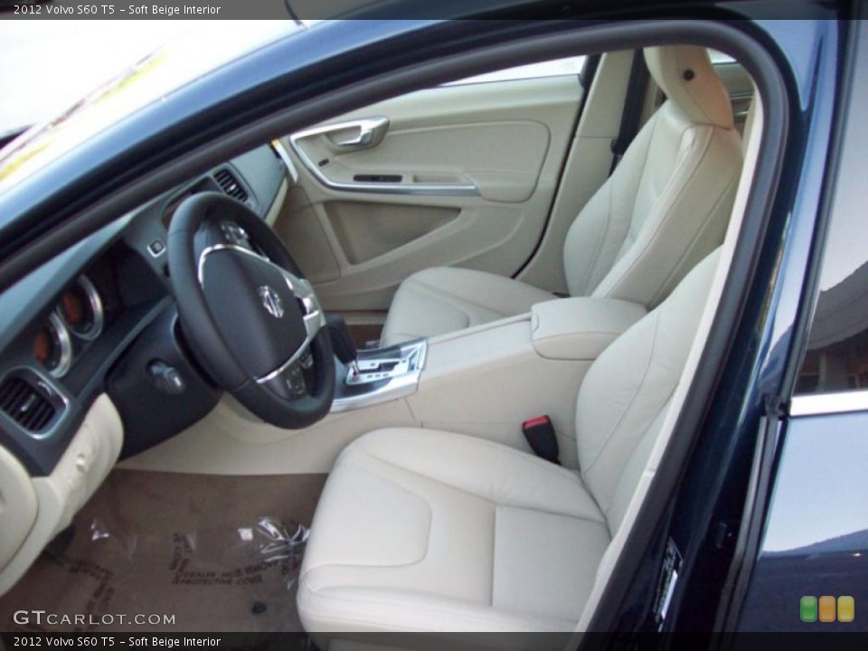 Soft Beige Interior Photo for the 2012 Volvo S60 T5 #48433173
