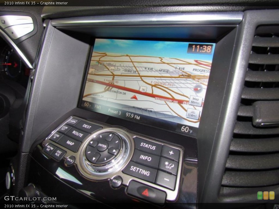 Graphite Interior Navigation for the 2010 Infiniti FX 35 #48433971