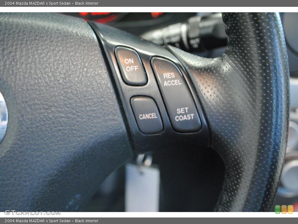 Black Interior Controls for the 2004 Mazda MAZDA6 s Sport Sedan #48434028