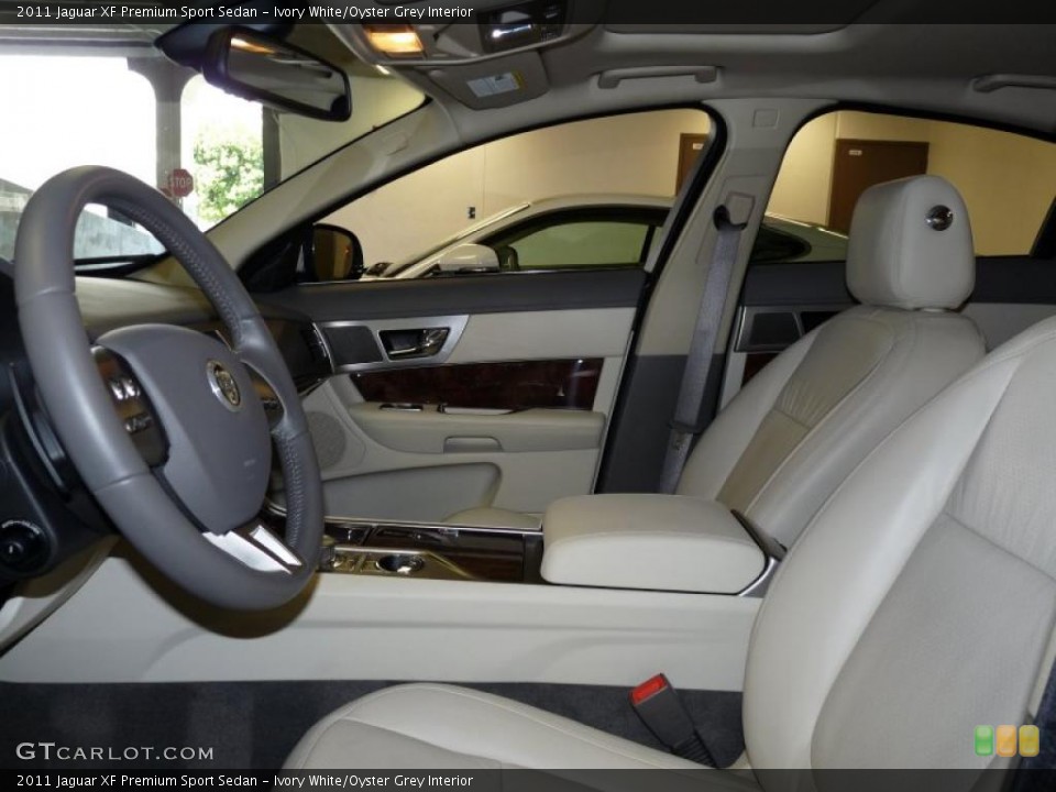 Ivory White/Oyster Grey Interior Photo for the 2011 Jaguar XF Premium Sport Sedan #48434106
