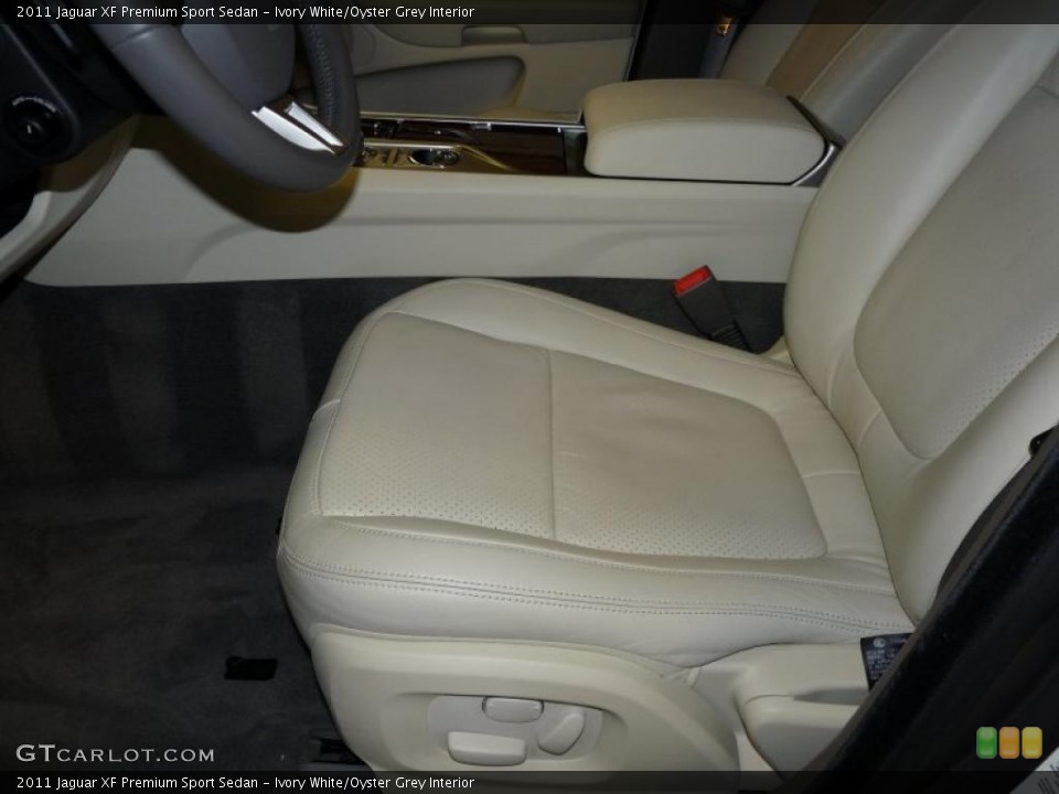 Ivory White/Oyster Grey Interior Photo for the 2011 Jaguar XF Premium Sport Sedan #48434118