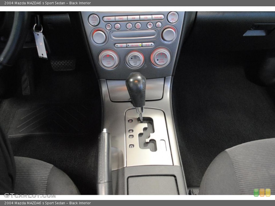 Black Interior Transmission for the 2004 Mazda MAZDA6 s Sport Sedan #48434127