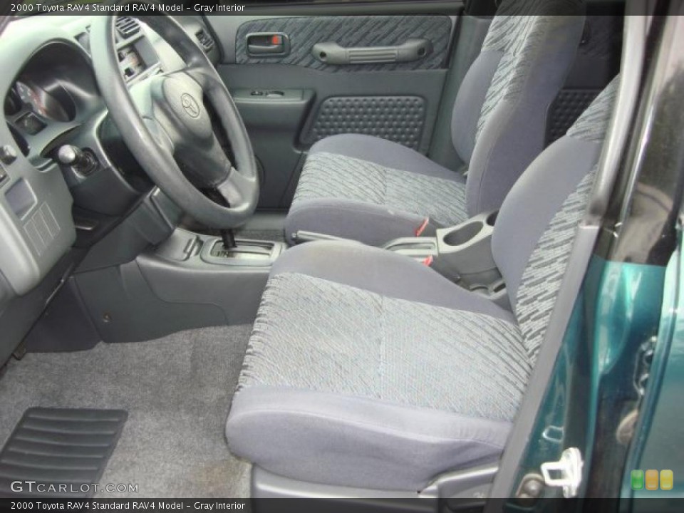 Gray Interior Photo for the 2000 Toyota RAV4  #48435372