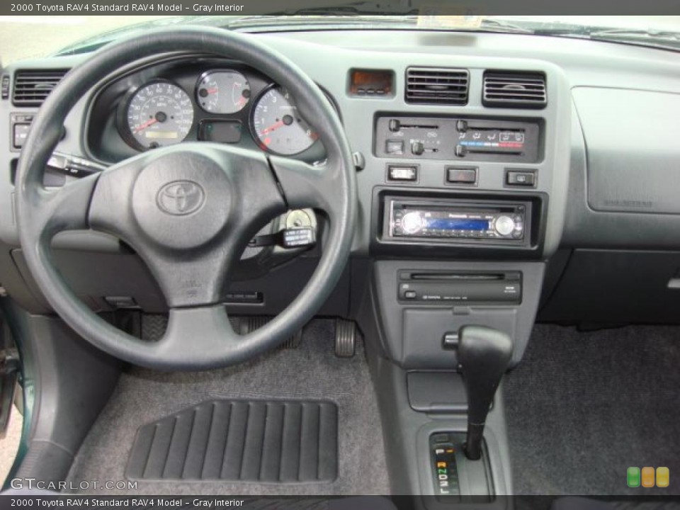 Gray Interior Dashboard for the 2000 Toyota RAV4  #48435417