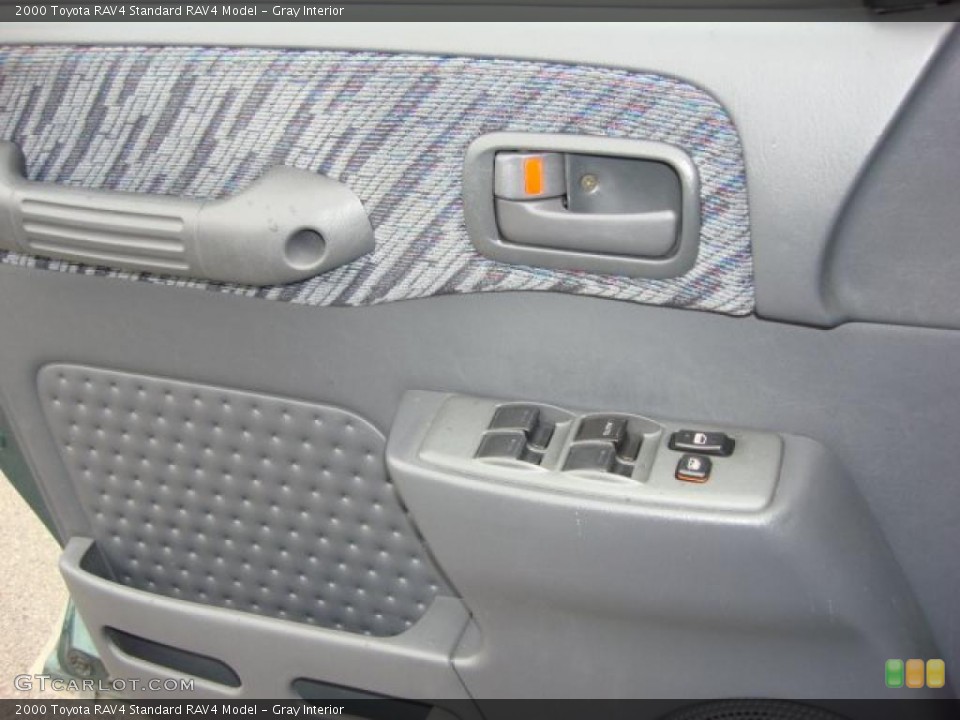 Gray Interior Door Panel for the 2000 Toyota RAV4  #48435432