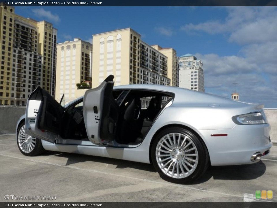 Obsidian Black Interior Photo for the 2011 Aston Martin Rapide Sedan #48436824