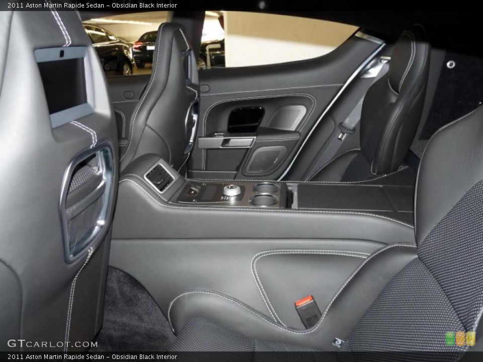 Obsidian Black Interior Photo for the 2011 Aston Martin Rapide Sedan #48436932