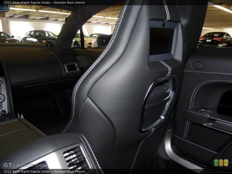 Obsidian Black Interior Photo for the 2011 Aston Martin Rapide Sedan #48436947
