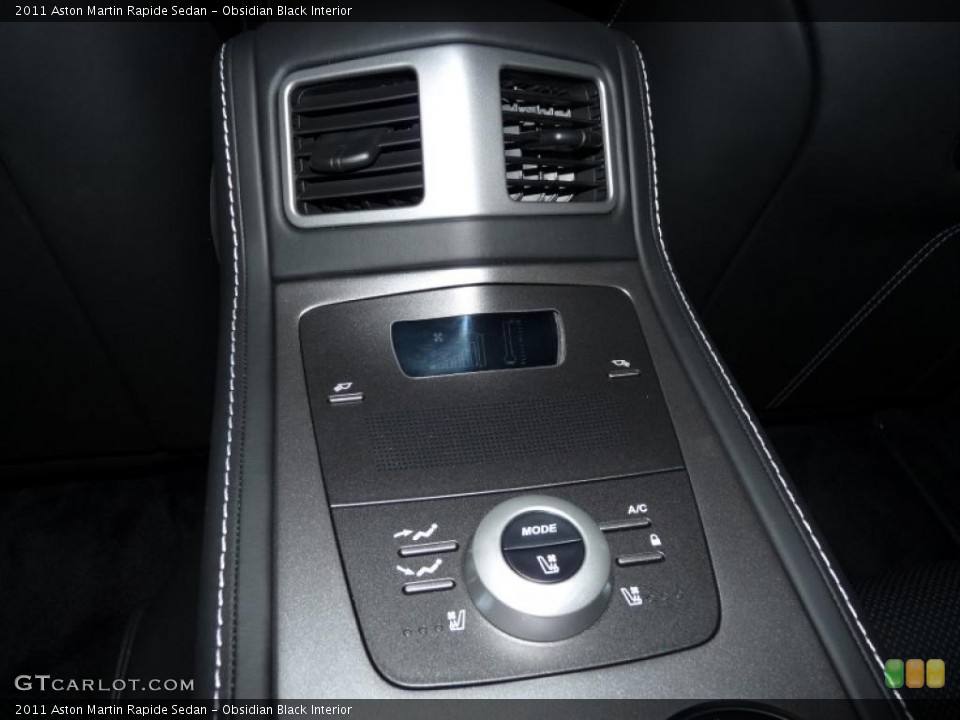 Obsidian Black Interior Controls for the 2011 Aston Martin Rapide Sedan #48436974