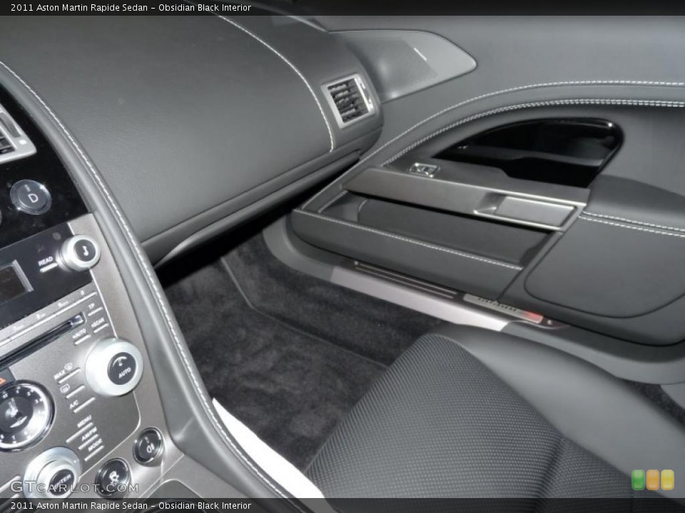 Obsidian Black Interior Photo for the 2011 Aston Martin Rapide Sedan #48436989