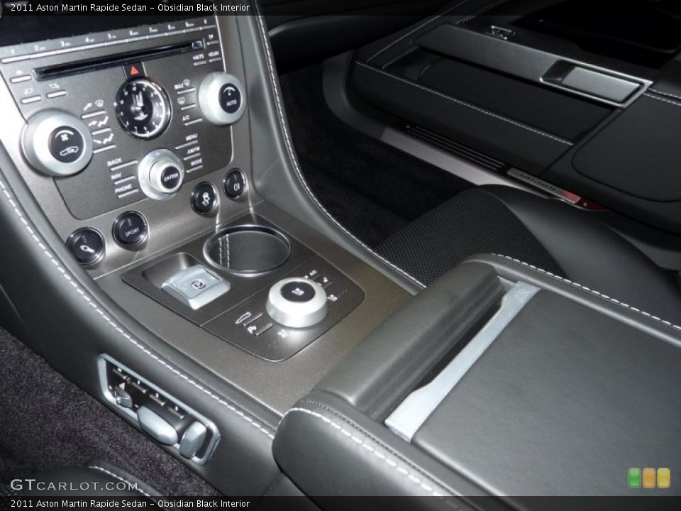 Obsidian Black Interior Controls for the 2011 Aston Martin Rapide Sedan #48437019