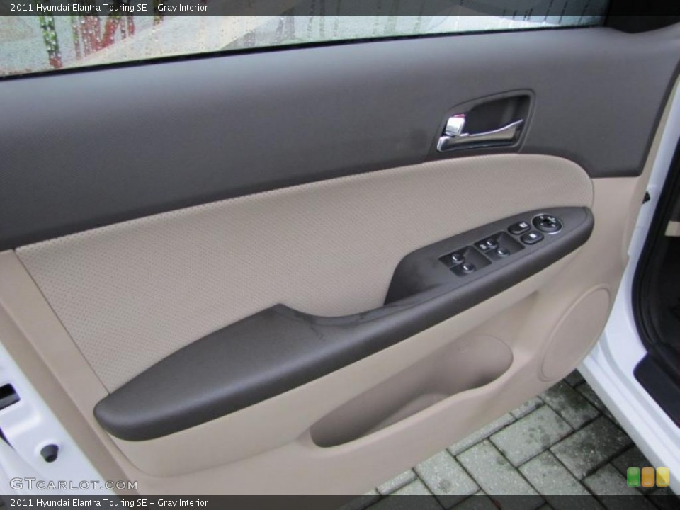 Gray Interior Door Panel for the 2011 Hyundai Elantra Touring SE #48437376
