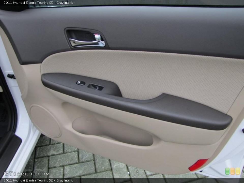 Gray Interior Door Panel for the 2011 Hyundai Elantra Touring SE #48437478