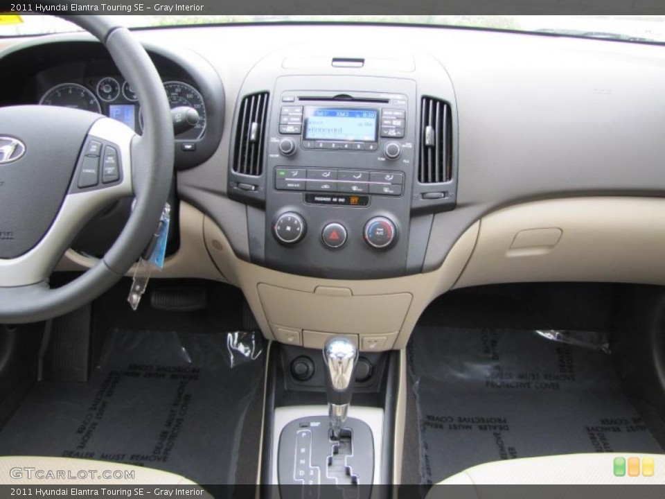 Gray Interior Dashboard for the 2011 Hyundai Elantra Touring SE #48437505