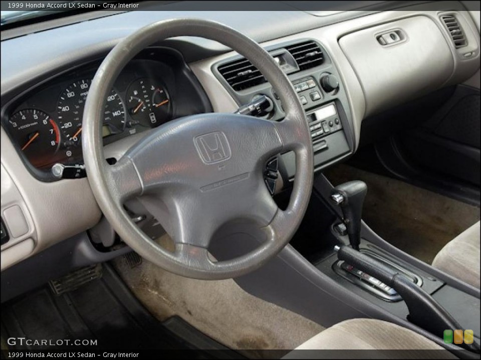 Gray Interior Prime Interior for the 1999 Honda Accord LX Sedan #48438651