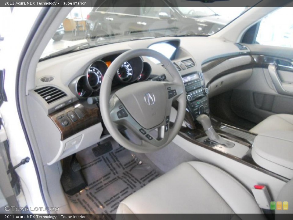 Taupe Interior Prime Interior for the 2011 Acura MDX Technology #48438660