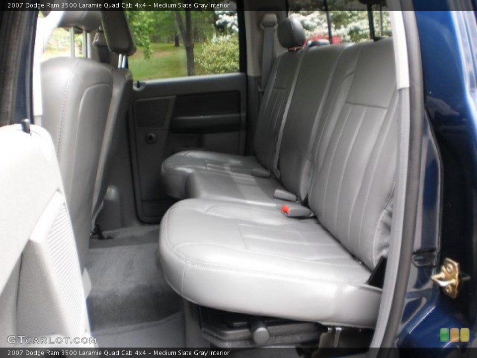 Medium Slate Gray Interior Photo for the 2007 Dodge Ram 3500 Laramie Quad Cab 4x4 #48439851