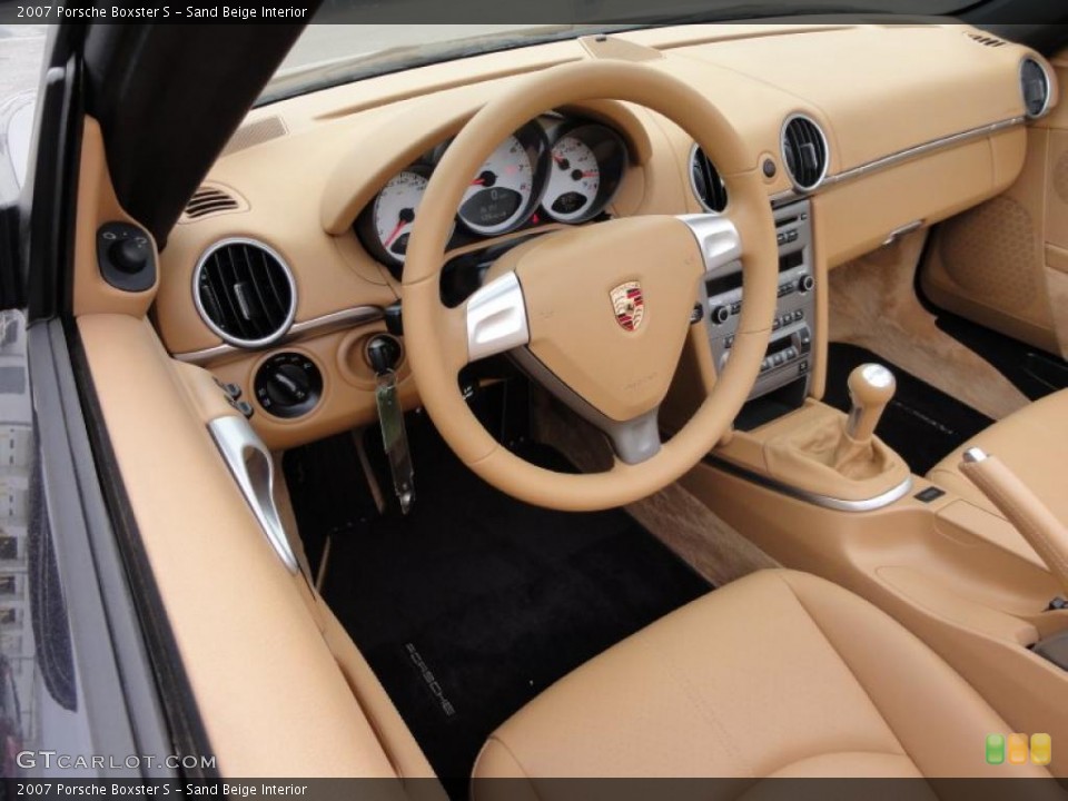 Sand Beige Interior Photo for the 2007 Porsche Boxster S #48440109
