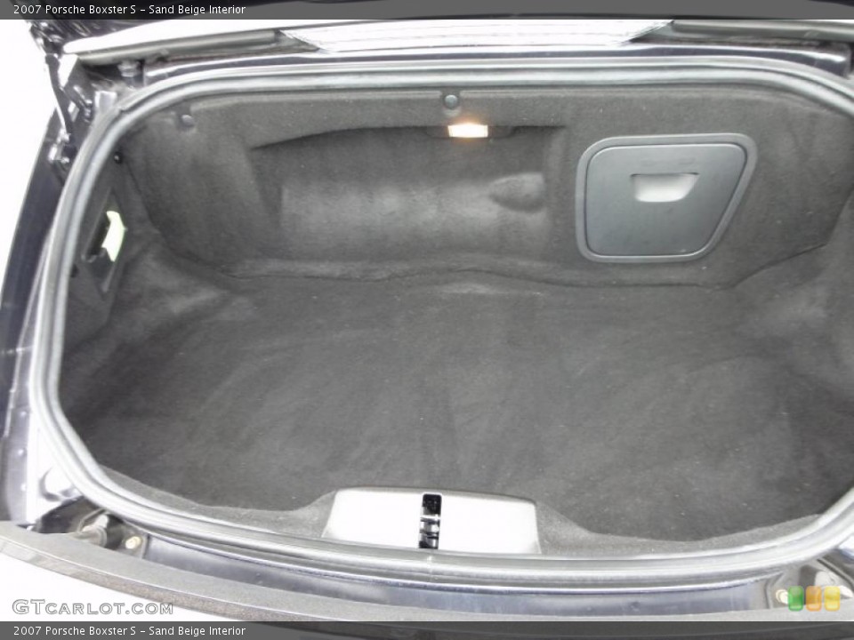 Sand Beige Interior Trunk for the 2007 Porsche Boxster S #48440247
