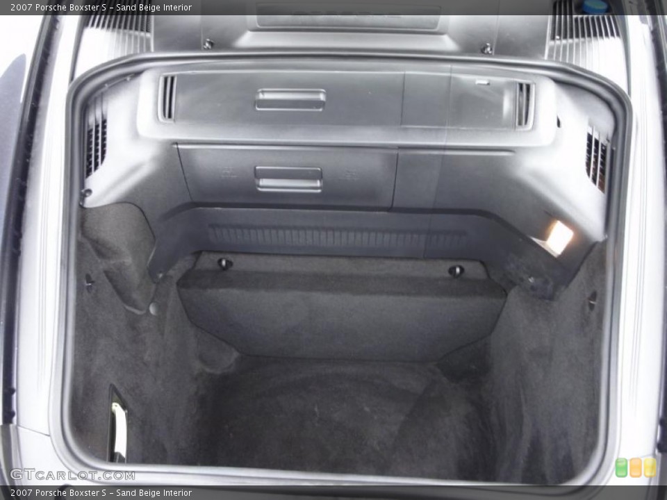 Sand Beige Interior Trunk for the 2007 Porsche Boxster S #48440307