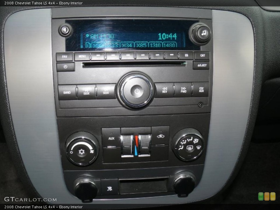 Ebony Interior Controls for the 2008 Chevrolet Tahoe LS 4x4 #48440355