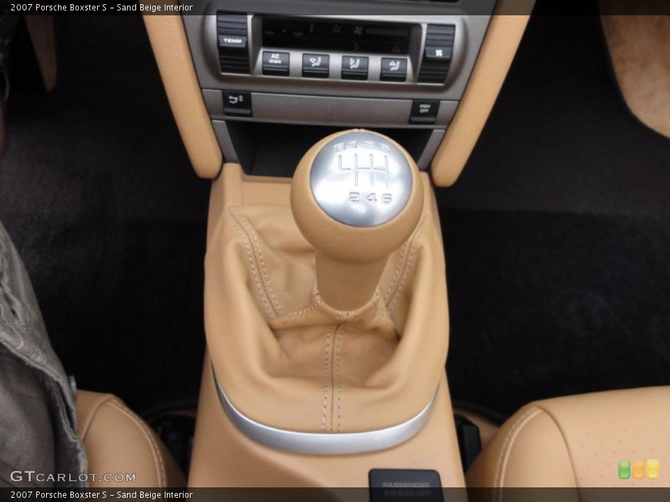 Sand Beige Interior Transmission for the 2007 Porsche Boxster S #48440382