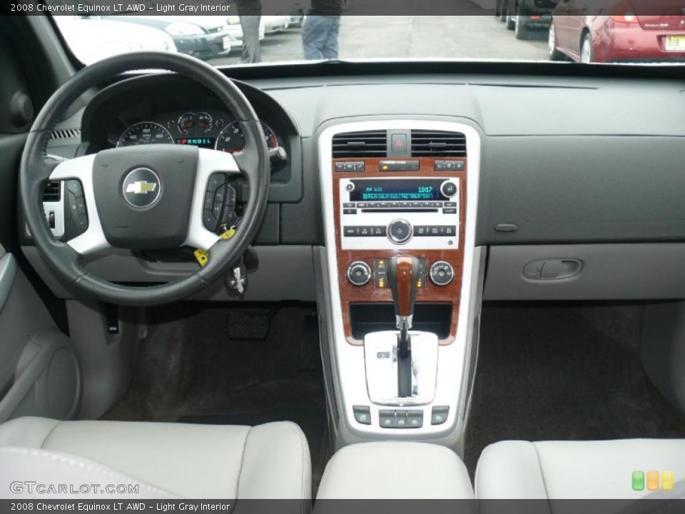 Light Gray Interior Dashboard for the 2008 Chevrolet Equinox LT AWD #48440562