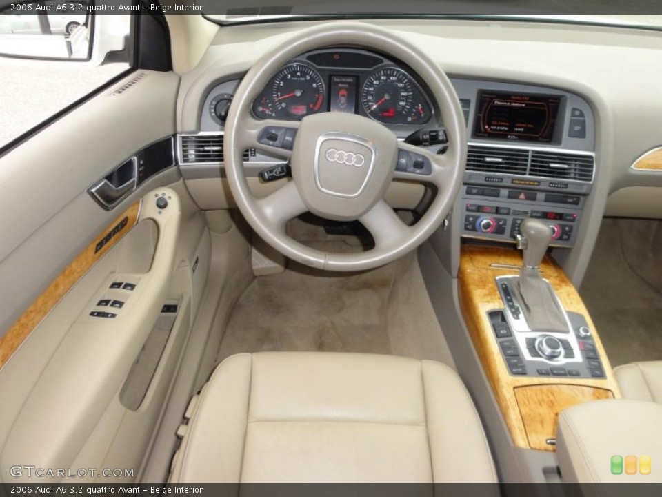 Beige Interior Dashboard for the 2006 Audi A6 3.2 quattro Avant #48441522