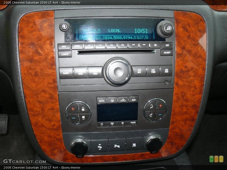 Ebony Interior Controls for the 2008 Chevrolet Suburban 1500 LT 4x4 #48441951