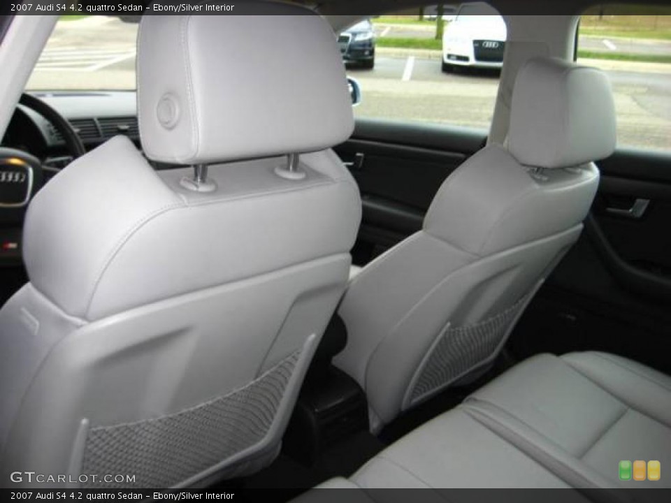 Ebony/Silver Interior Photo for the 2007 Audi S4 4.2 quattro Sedan #48442821