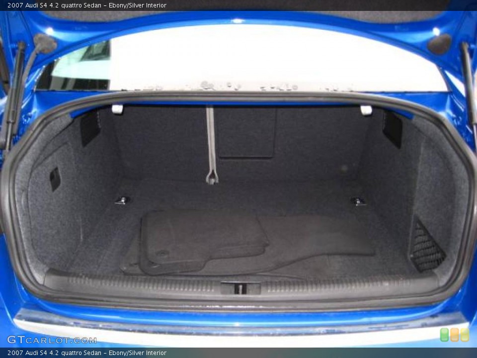 Ebony/Silver Interior Trunk for the 2007 Audi S4 4.2 quattro Sedan #48442848