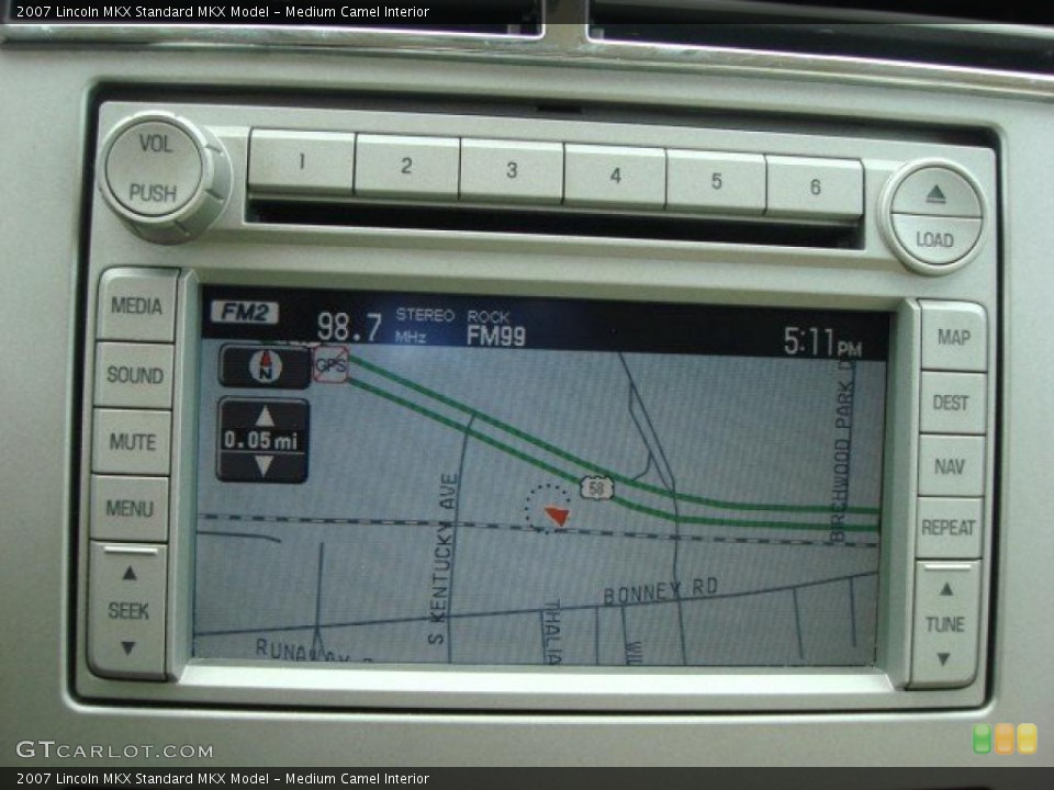 Medium Camel Interior Navigation for the 2007 Lincoln MKX  #48443454