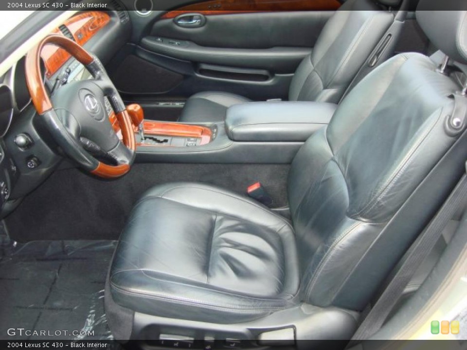 Black Interior Photo for the 2004 Lexus SC 430 #48443694