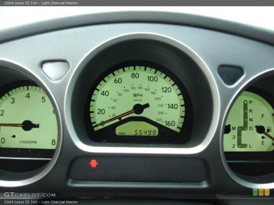 Light Charcoal Interior Gauges for the 2004 Lexus GS 300 #48444141