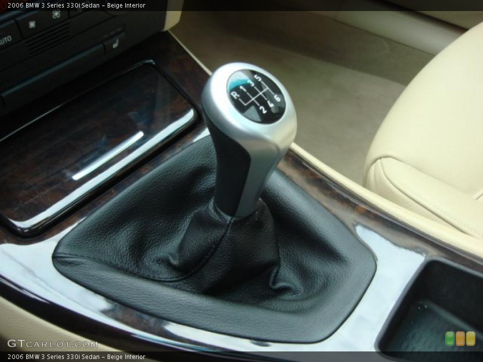 Beige Interior Transmission for the 2006 BMW 3 Series 330i Sedan #48444564