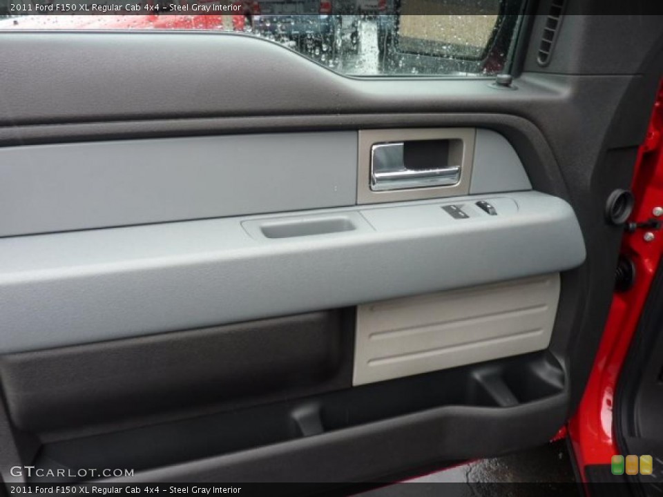 Steel Gray Interior Door Panel for the 2011 Ford F150 XL Regular Cab 4x4 #48446187