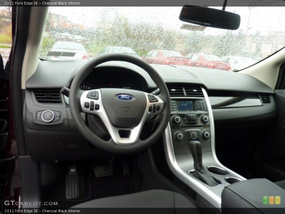 Charcoal Black Interior Dashboard for the 2011 Ford Edge SE #48446382