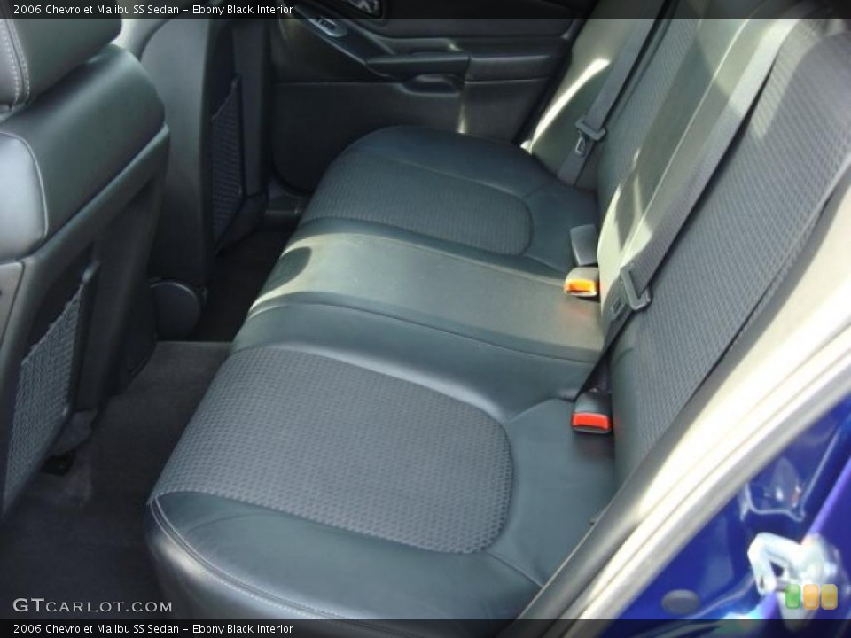 Ebony Black Interior Photo for the 2006 Chevrolet Malibu SS Sedan #48446793