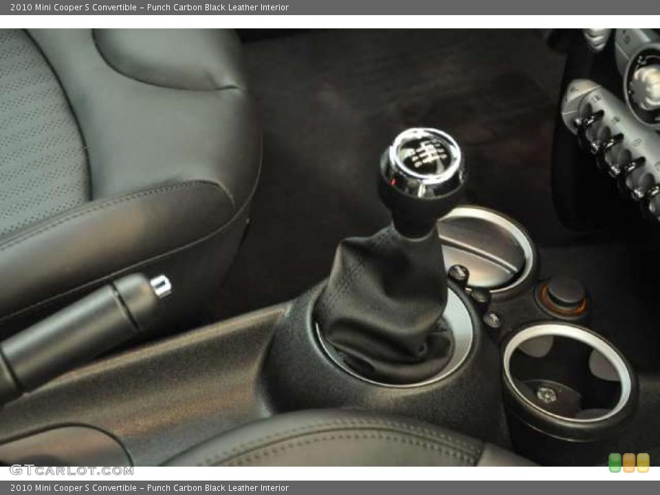 Punch Carbon Black Leather Interior Transmission for the 2010 Mini Cooper S Convertible #48447054