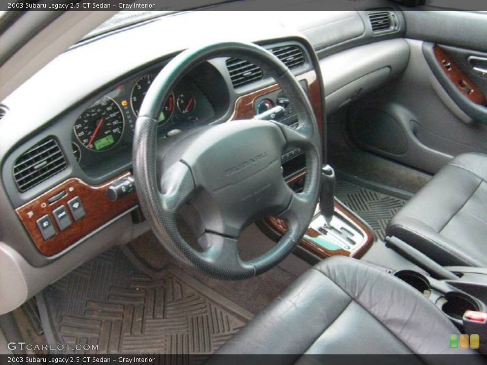 Gray Interior Photo for the 2003 Subaru Legacy 2.5 GT Sedan #48447456