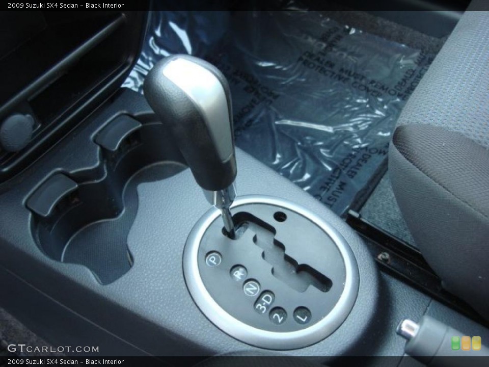 Black Interior Transmission for the 2009 Suzuki SX4 Sedan #48447699