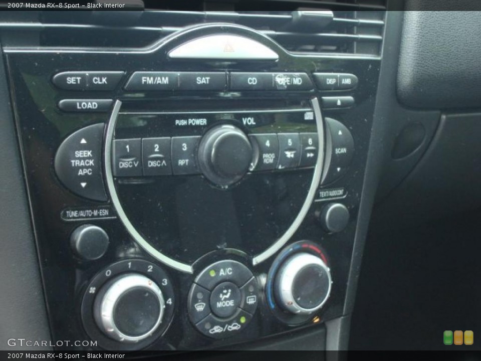 Black Interior Controls for the 2007 Mazda RX-8 Sport #48448881
