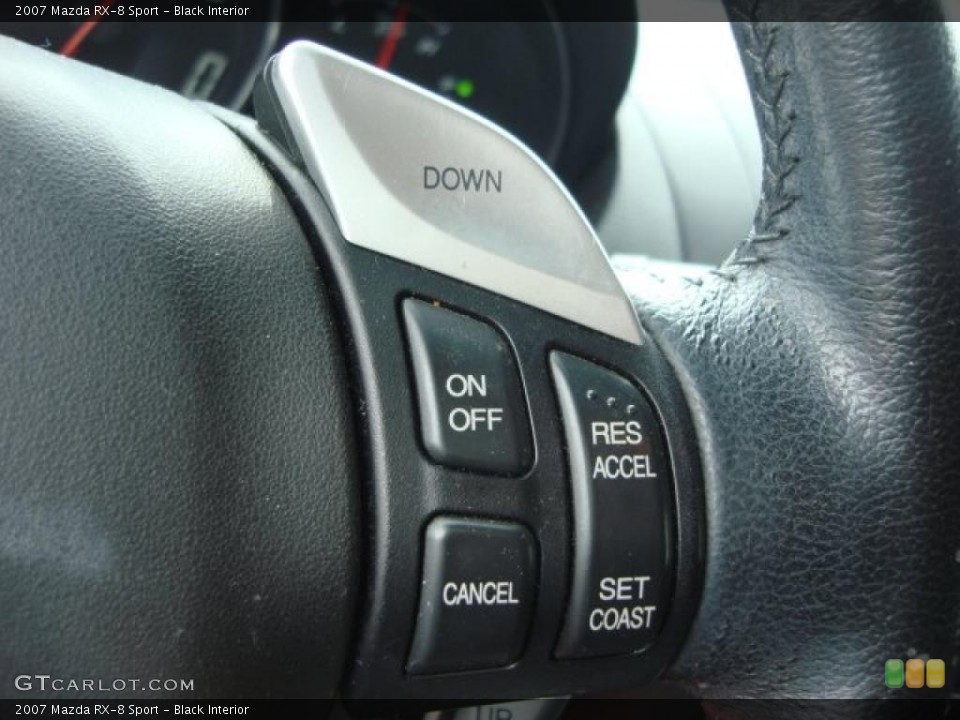 Black Interior Controls for the 2007 Mazda RX-8 Sport #48448941